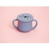 Snack cup víčko na hrneček munn. - blue whale