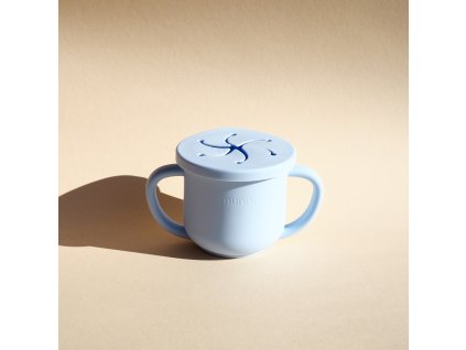 Snack cup vrchnáčik na pohárik munn. - baby blue