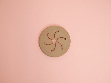 Snack cup vrchnáčik na pohárik munn. - cookie brown