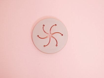 Snack cup vrchnáčik na pohárik munn. - powder pink