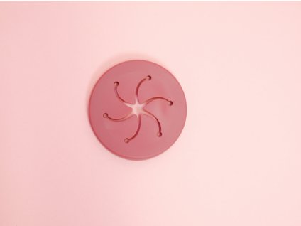 Snack cup vrchnáčik na pohárik munn. - old rose