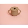 Snack cup vrchnáčik na pohárik munn. - cookie brown