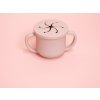 Snack cup vrchnáčik na pohárik munn. - powder pink