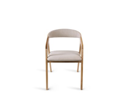 Židle Frame Soft buk (Barva dřeva Bílá-  zakázková výroba, Odstín čalounění Malmo 90)