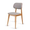 Židle Lula soft - Dub (Barva dřeva Bílá-  zakázková výroba, Odstín čalounění Rush 08)