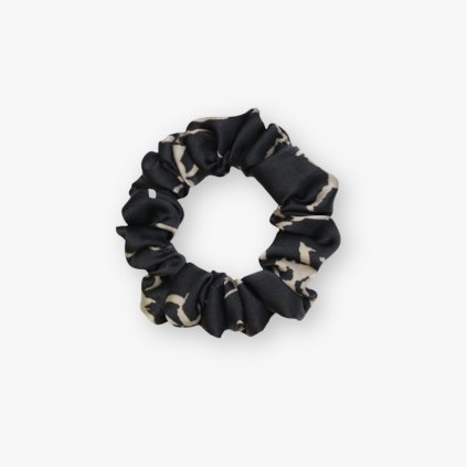 Úzká saténová scrunchie gumička - Storm