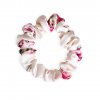 Úzká saténová scrunchie gumička - Rose
