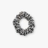 Úzká saténová scrunchie gumička - Leopard