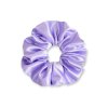 Saténová scrunchie gumička - Fialka lesklá