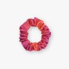 Úzká saténová scrunchie gumička - Tropical