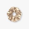 Saténová scrunchie gumička - Zlatá