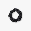 Úzká scrunchie gumička - Černá
