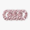 Úzká scrunchie gumička - Pudrově růžová 4 ks