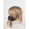 Saténová scrunchie gumička - Dark Chocolate matná