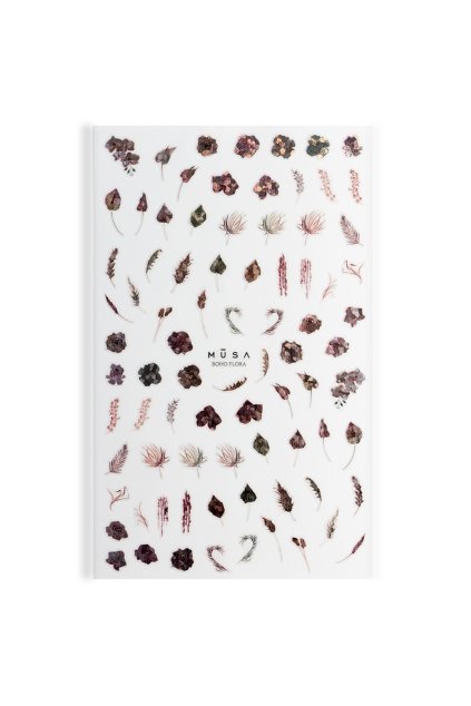 NAIL STICKERS BOHO FLORA