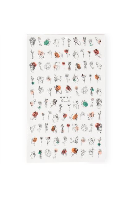 NAIL STICKERS LINEART