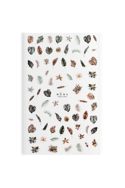 NAIL STICKERS TROPICAL FLORALS