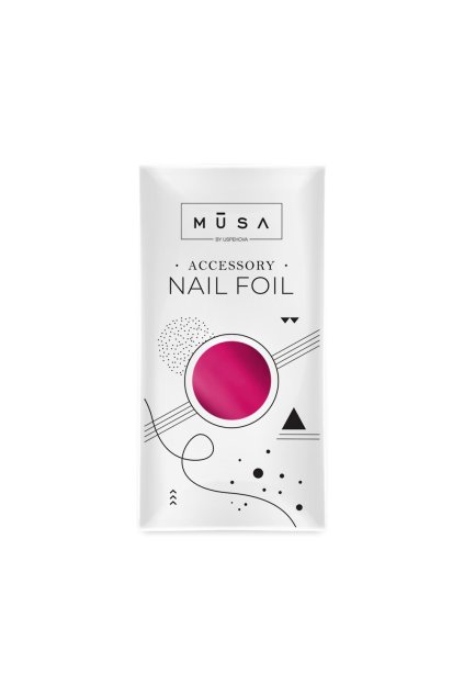 NAIL FOIL FUXIA