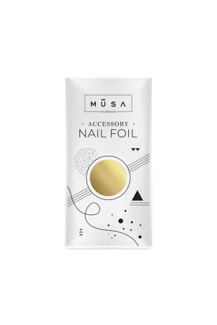 NAIL FOIL LIGHT GOLD