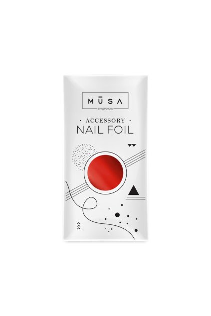 NAIL FOIL RED