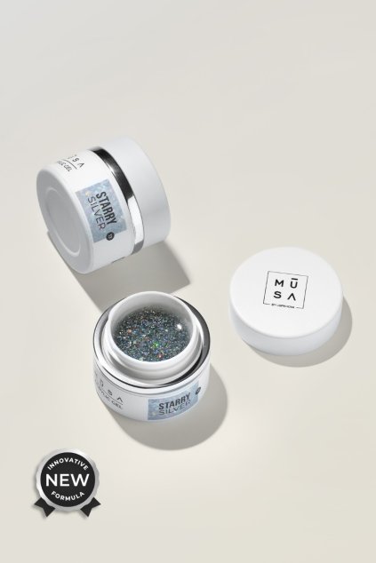 ACRYLIC GEL 13 STARRY SILVER