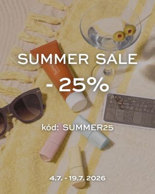 ☀️ SUMMER SALE je tu! ☀️ Leto je ideálny čas dopriať si obľúbené produkty a zažiariť s dokonalou manikúrou. Pripravili sme...