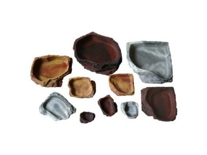 Lucky Reptile nádobky pro krmení a napájení Granite mini cca. 8x6x2 cm