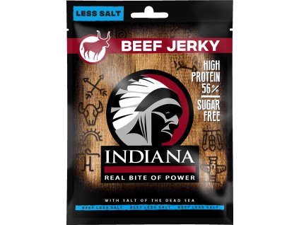 INDIANA Jerky hovezi Less Salt 25g 0803202215101770918