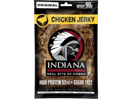 INDIANA Jerky kureci Original ZIP 90g 2404202310424554568