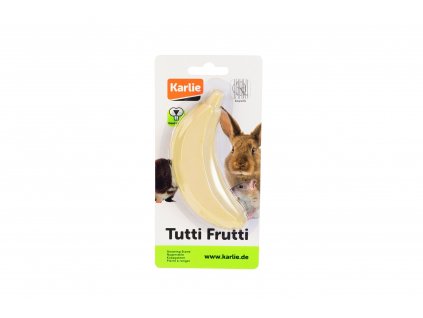 Karlie Tutti Frutti Minerální kámen pro hlodavce Banán 50g