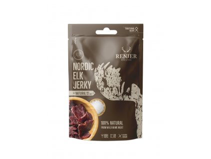 RENJER Traditional Nordic Elk (Losí) Jerky Sea Salt 25g