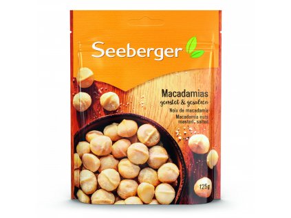 Seeberger Makadamové ořechy pražené a solené 125g