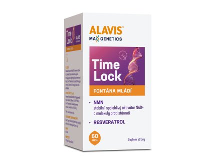ALAVIS MAX Genetics TimeLock NMN 60 kapsli 0301202414294234316