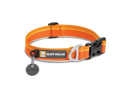 Ruffwear obojek pro psy, Hoopie Dog Collar, oranžový, velikost S