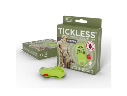 TICKLESS HUNTER Ultrazvukovy odpudzovac kliestov a blch pre ludi green 2606202510300646719