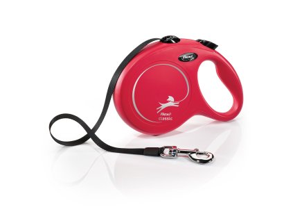 FLEXI Voditko New Classic L pasek 8m cervene 1508202509474748501