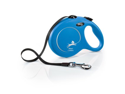 FLEXI Voditko New Classic L pasek 8m modre 1508202509471442852