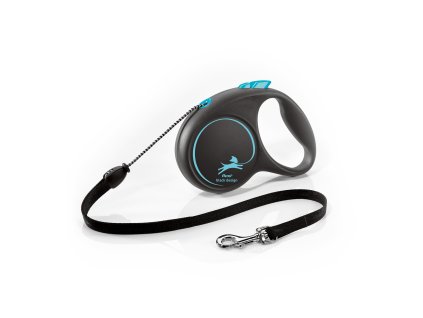 FLEXI Voditko Black Design M lanko 5m cerno modre 2207202515534970203