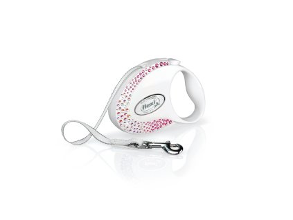 Flexi Voditko Glam Composition S pasek 3m Pearl White 1010202509333589810