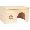 Flamingo Dreveny domek pro hlodavce MODY 28x18x16cm 0303202110251534372
