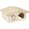 Flamingo Domecek pro hlodavce STALLY dreveny 19 5x17x9 5cm 0303202110430250834