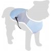 Flamingo Chladící vesta pro psy modro/šedá S 30cm