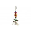 Karlie Hračka pro ptáky z přírodních materiálů se zvonečkem 32cm