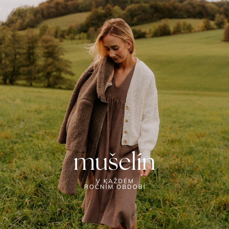 Mušelína - nejjemnější výbavička i oblečení nejen pro miminko