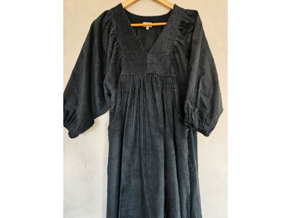 Manšestrové šaty Ema/dark green
