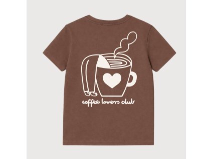 Big Coffee Lover On Brown - triko