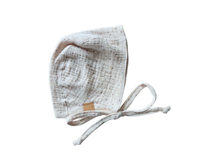 Mušelínová čepička/mini dots