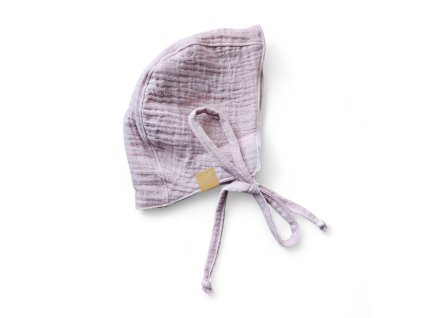 Mušelínová čepička/blush