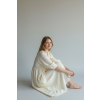 Mušelínové šaty Ema Bow/cream