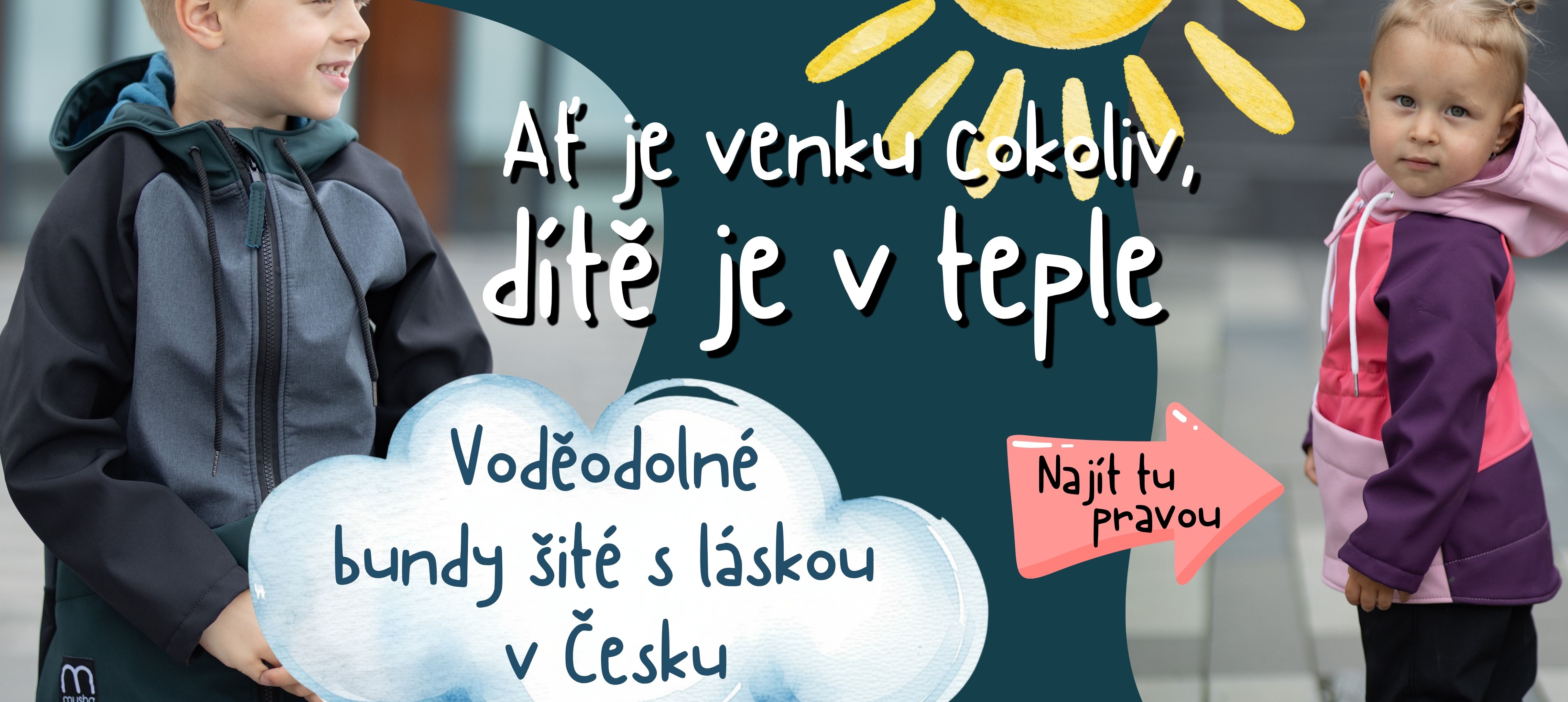 softshellová_bunda_dětská_jaro_podzim
